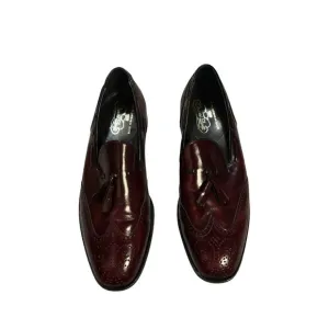 Florsheim Imperial Burgundy Leather Slip On Tassel‎ Dress Shoes Men Size 11.5D