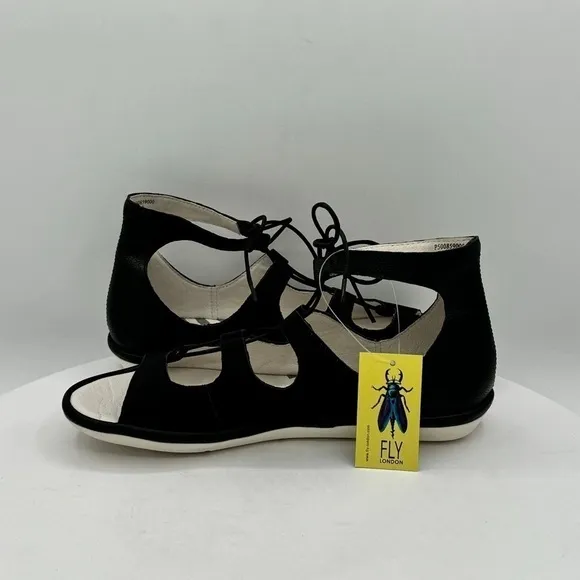 Fly London MURA859FLY Womens Sandals  Size EU 38  Color Black  NEW