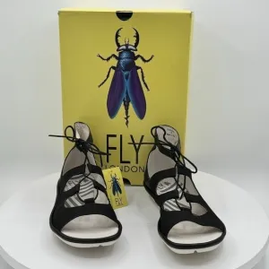 Fly London MURA859FLY Womens Sandals  Size EU 38  Color Black  NEW