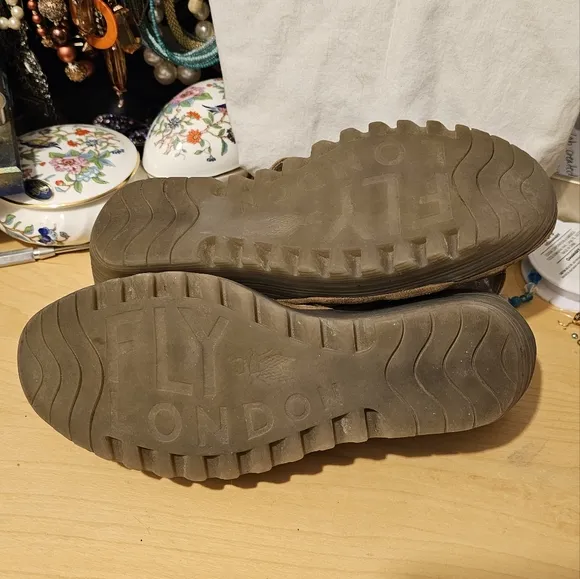 Fly London wedge sandals size 38