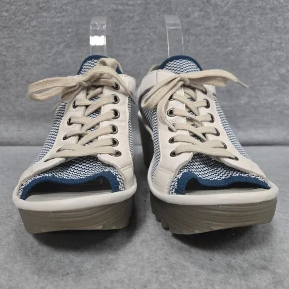 Fly London Yedu Platform Wedge Sandals Size 41
