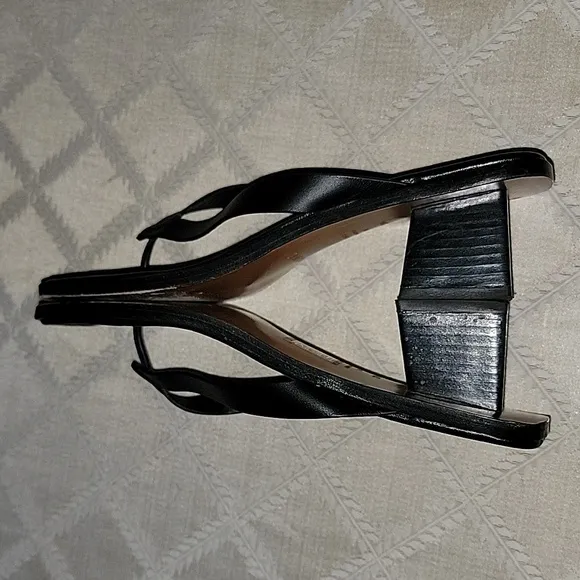 Frame Le Carbon Leather Thong Sandals