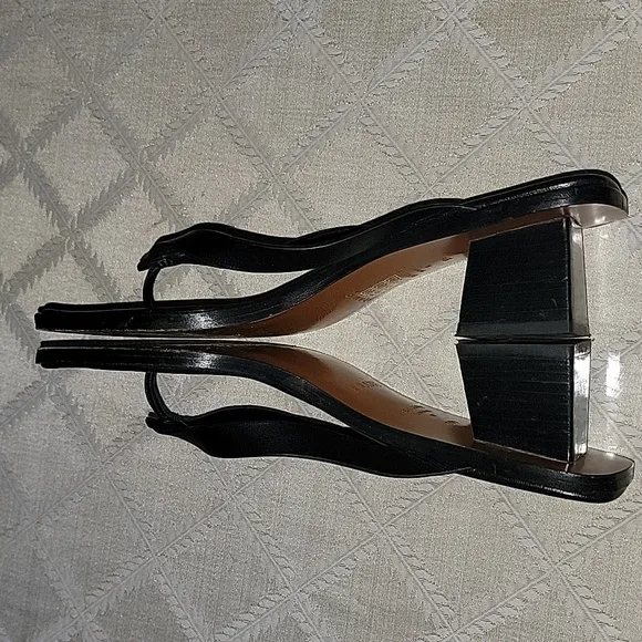 Frame Le Carbon Leather Thong Sandals