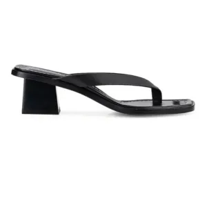 Frame Le Carbon Leather Thong Sandals