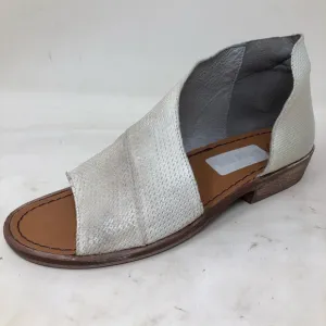 Free People Cream White Perforated Sandals
