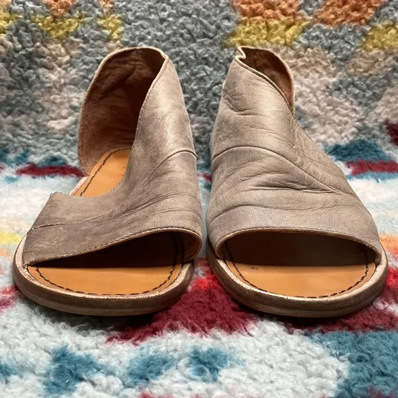 Free People Mont Blanc cutout leather sandals