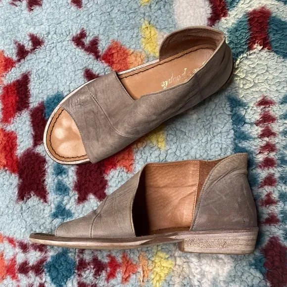 Free People Mont Blanc cutout leather sandals