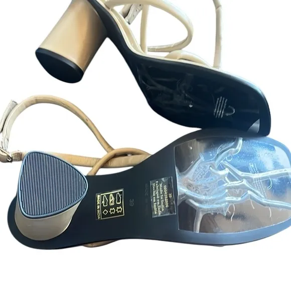 Free People Perth Sandal Beige Size 39 or 8.5