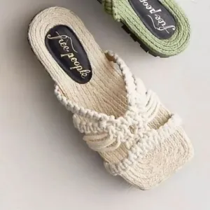 Free People Sandri Macrame Sandals US 8