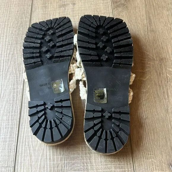 Free People Sandri Macrame Sandals US 8