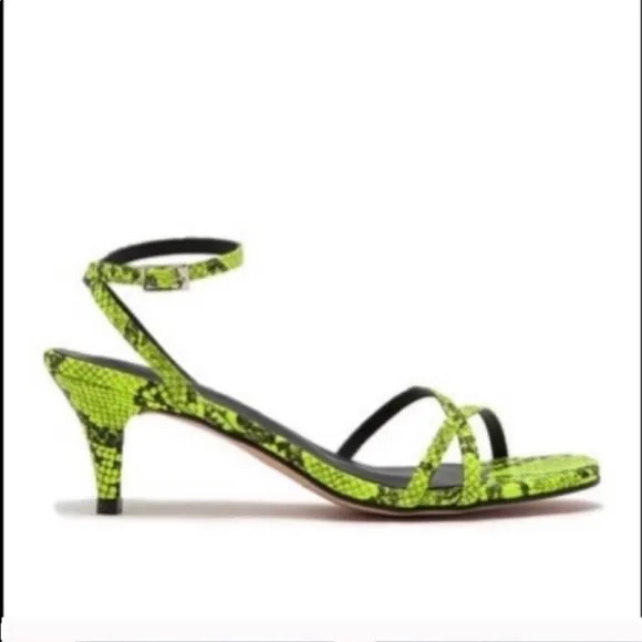Free People Strappy Kitten Heel Sandals