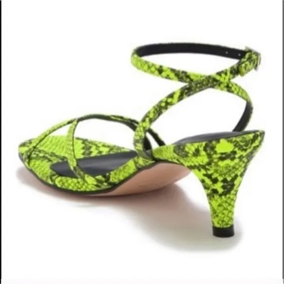 Free People Strappy Kitten Heel Sandals
