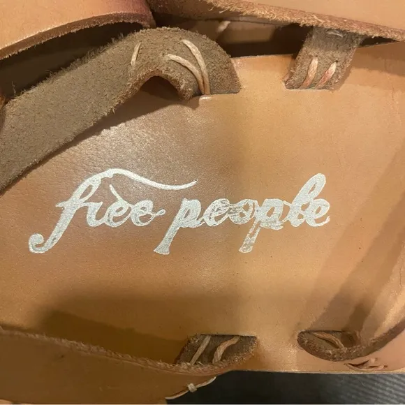 Free People Vacation Day Wrap Sandals NWOT,Brown Strappy Sandals, Size 39