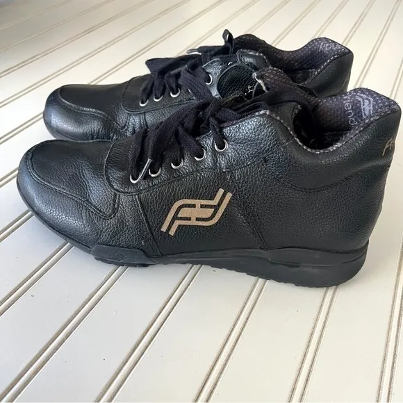 Friendly Adaptive Shoes Men's Medimoto Mid-Top Black Leather Shoe 10WW MENS