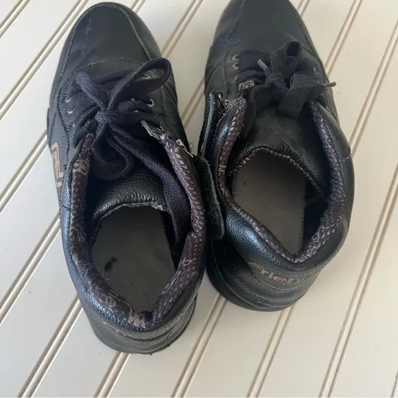 Friendly Adaptive Shoes Men's Medimoto Mid-Top Black Leather Shoe 10WW MENS