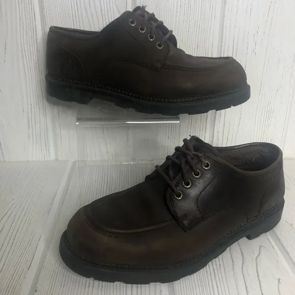 Frye Livingston Lace Up Shoes Brown 8.5 M