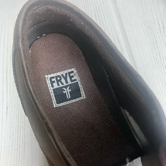 Frye Livingston Lace Up Shoes Brown 8.5 M