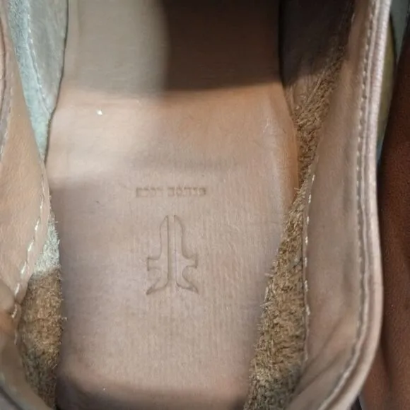 Frye Paul Bal Oxford Shoes Mens Size 8.5 D Cap Toe Tan Leather Lace‎ Up Comfort