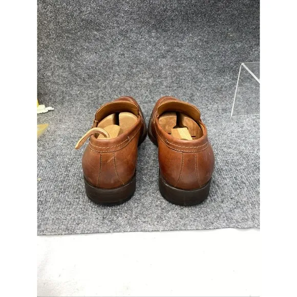 Frye Shoes Men's Size 10 Copper Brown Slip-On Leather Penny Moc Toe Loafer