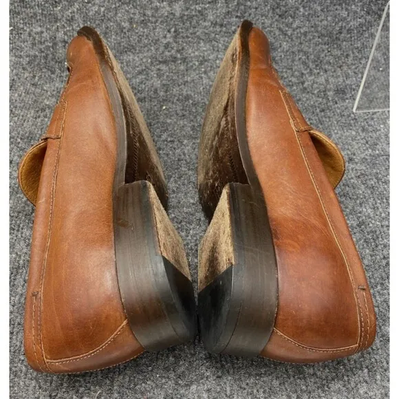 Frye Shoes Men's Size 10 Copper Brown Slip-On Leather Penny Moc Toe Loafer