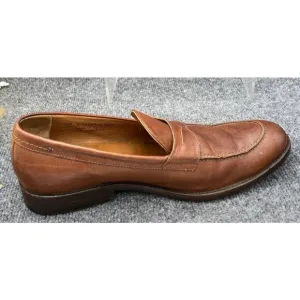 Frye Shoes Men's Size 10 Copper Brown Slip-On Leather Penny Moc Toe Loafer