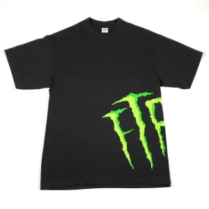 FTP monster Energy Logo Black Tee T Shirt Size Large L Streetwear B8