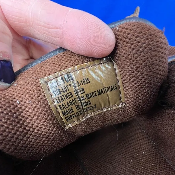 |•GBX•| Brown Leather Heavy Duty Rigged Work Shoe Size 10