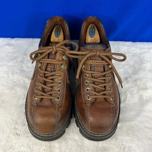 |•GBX•| Brown Leather Heavy Duty Rigged Work Shoe Size 10