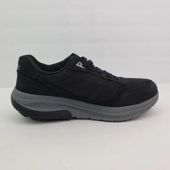 Gdefy Gravity Defyer Orion Mens Size 11 Black Leather Orthotic Walking Shoes