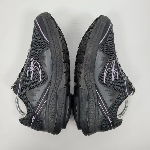 GDefy Gravity Defyer Women's Black Purple Sneakers TB9024FLP-W US Size 10.5