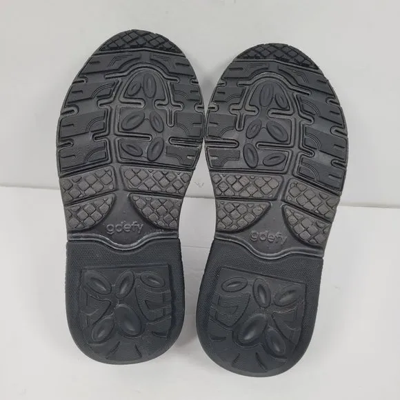 GDefy Gravity Defyer Women's Black Purple Sneakers TB9024FLP-W US Size 10.5