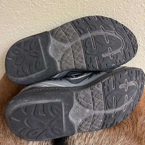 GDEFY Mens 11.5 Gravity Defyer Mighty Walk Comfort Sneakers‎ Shoes Black Gray