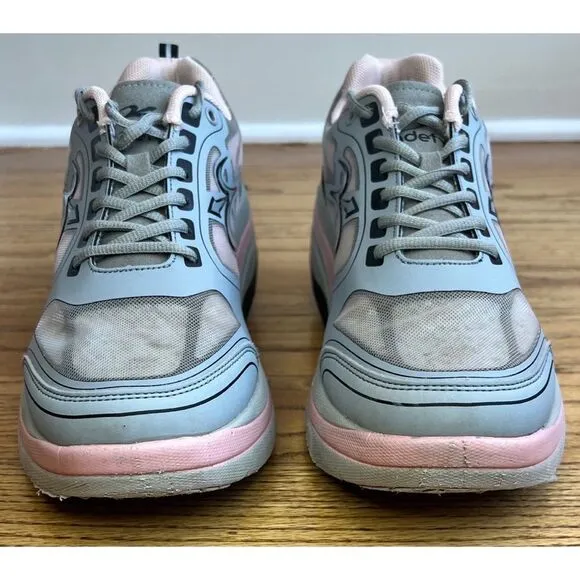 Gdefy Ion Women’s Athletic Shoes Grey and Pink Sneakers Size 10.5