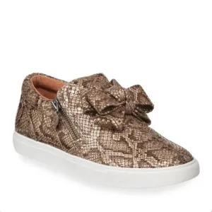 Gentle Souls Animal Print Hale Ribbon Sneakers Size 6