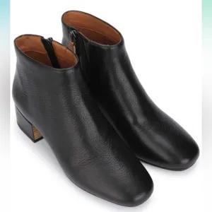 Gentle Souls Ella Boots Booties Black Leather
