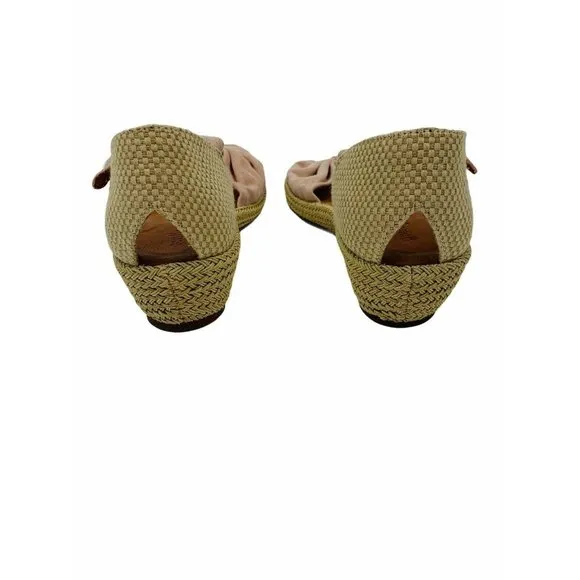 Gentle Souls Kenneth Cole Sandals Women's 9.5 Peony Lucille Low Wedge Espadrille