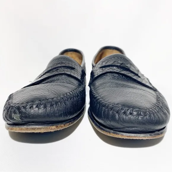 Genuine Crocodile 🐊 Black Men’s Slip On/Loafers Shoes Vero Cuoio Size 13