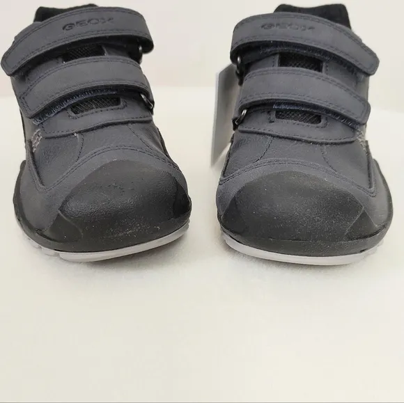 Geox J New Savage Boy Sneakers Shoes U.S. Size 11 Little Kid Navy Gray Active