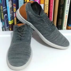G.H. BASS CONNER KT GRAY COMFORT STRETCH OXFORD SHOES SIZE 9.5 NWT