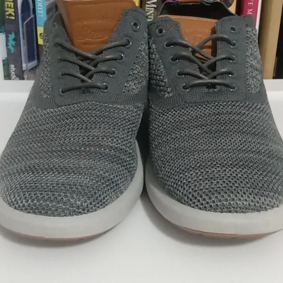 G.H. BASS CONNER KT GRAY COMFORT STRETCH OXFORD SHOES SIZE 9.5 NWT