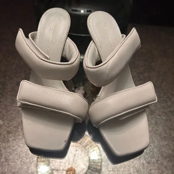 Gia x Pernille Tesibaek Double Strap Leather Sandals