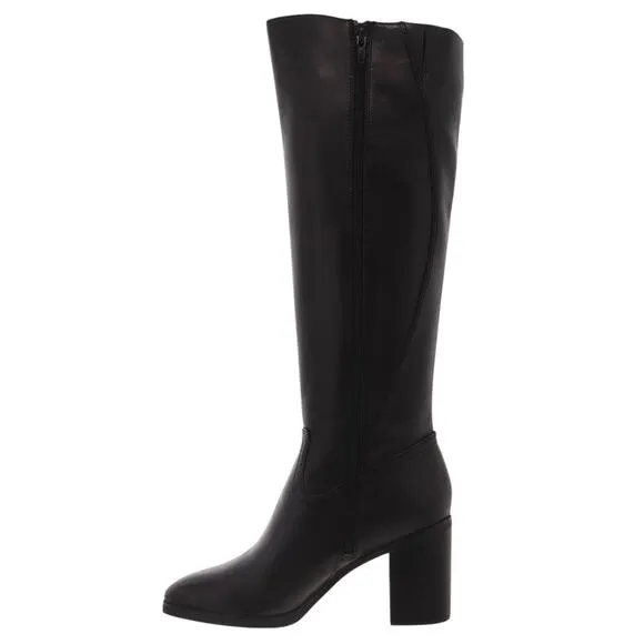 Giani Bernini Women's Odettee Block Heel Knee High Riding Boots Black Size 6 1/2