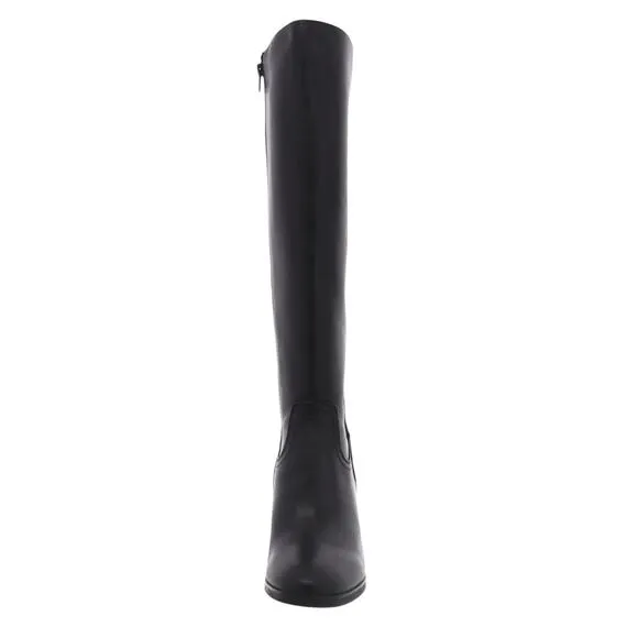 Giani Bernini Women's Odettee Block Heel Knee High Riding Boots Black Size 6 1/2