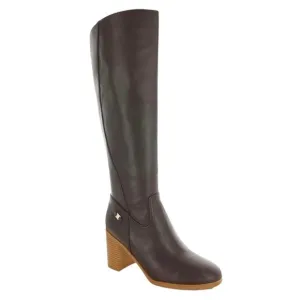 Giani Bernini Women's Odettee Block Heel Knee High Riding Boots Brown Size 5 1/2