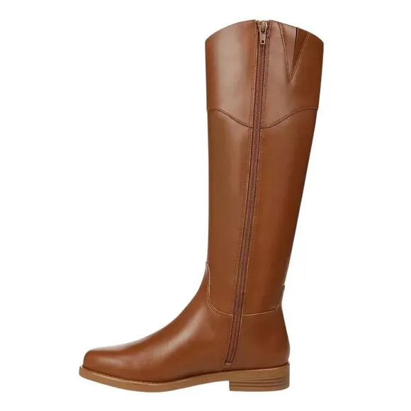Giani Bernini Women's Sandraa Memory Foam Knee High Riding Boots Tan Size 7