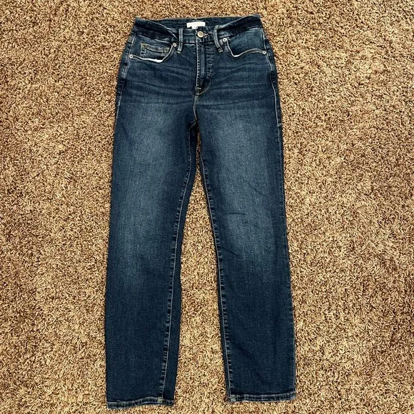 Good American Good Legs Cigarette Jeans - Indigo319