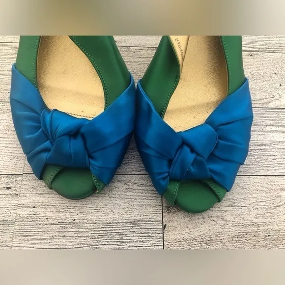 Gorgeous Satin Luxe J. Crew Strappy Heels Italian Made Size 8