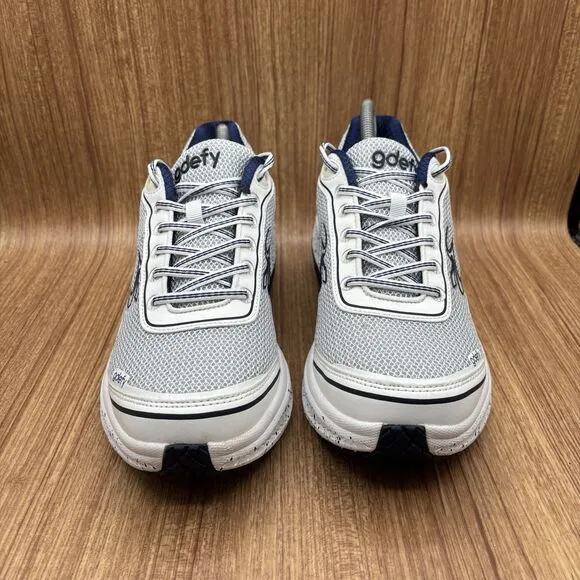 GRAVITY DEFYER Men's G-Defy Mighty Walk Athletic White Comfort Fit Shoes Size 10