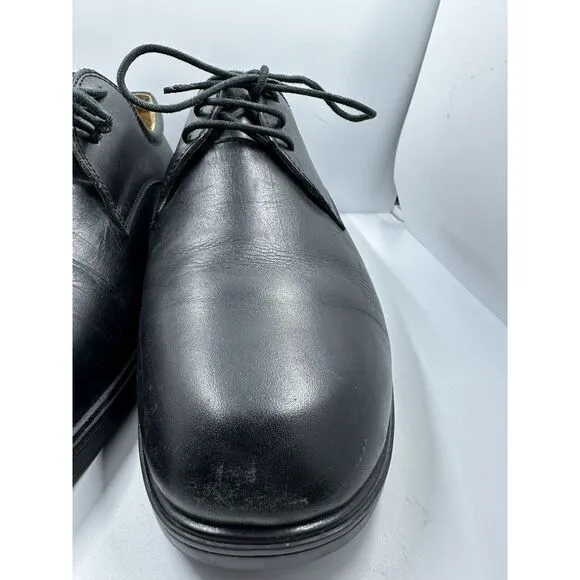 Gravity Defyer Mens Martin Oxford‎ DRESS Shoes Size 10 M Black Leather Orthotic