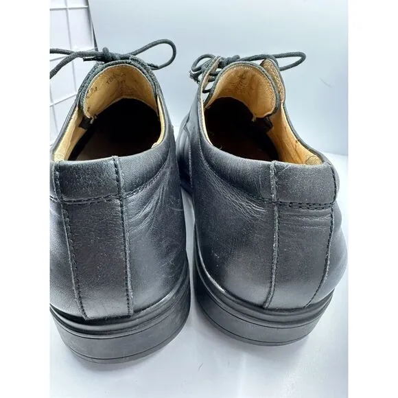 Gravity Defyer Mens Martin Oxford‎ DRESS Shoes Size 10 M Black Leather Orthotic
